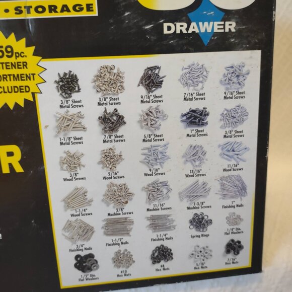 WorkForce 30-Drawer Storage Organizer Toolbox Shelving UNUSED in Box - Picture 8 of 9